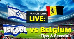 Como Assistir Israel x Bélgica Ao Vivo: Horário e Dicas